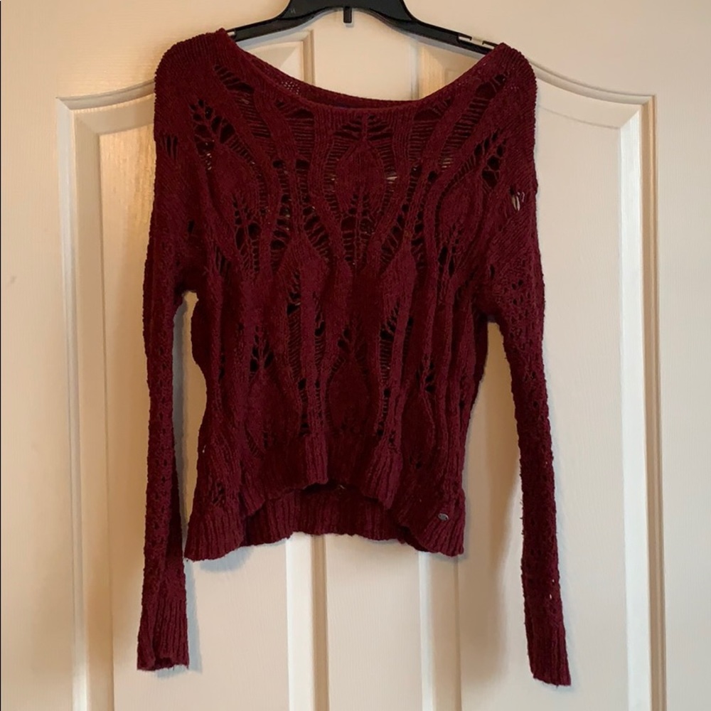 Maroon American Eagle sweater